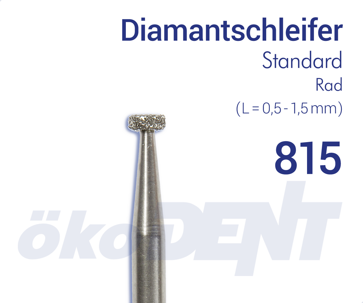 Standard-Diamant 815 - Rad – ökoDENT, Rotierende Instrumente Labor