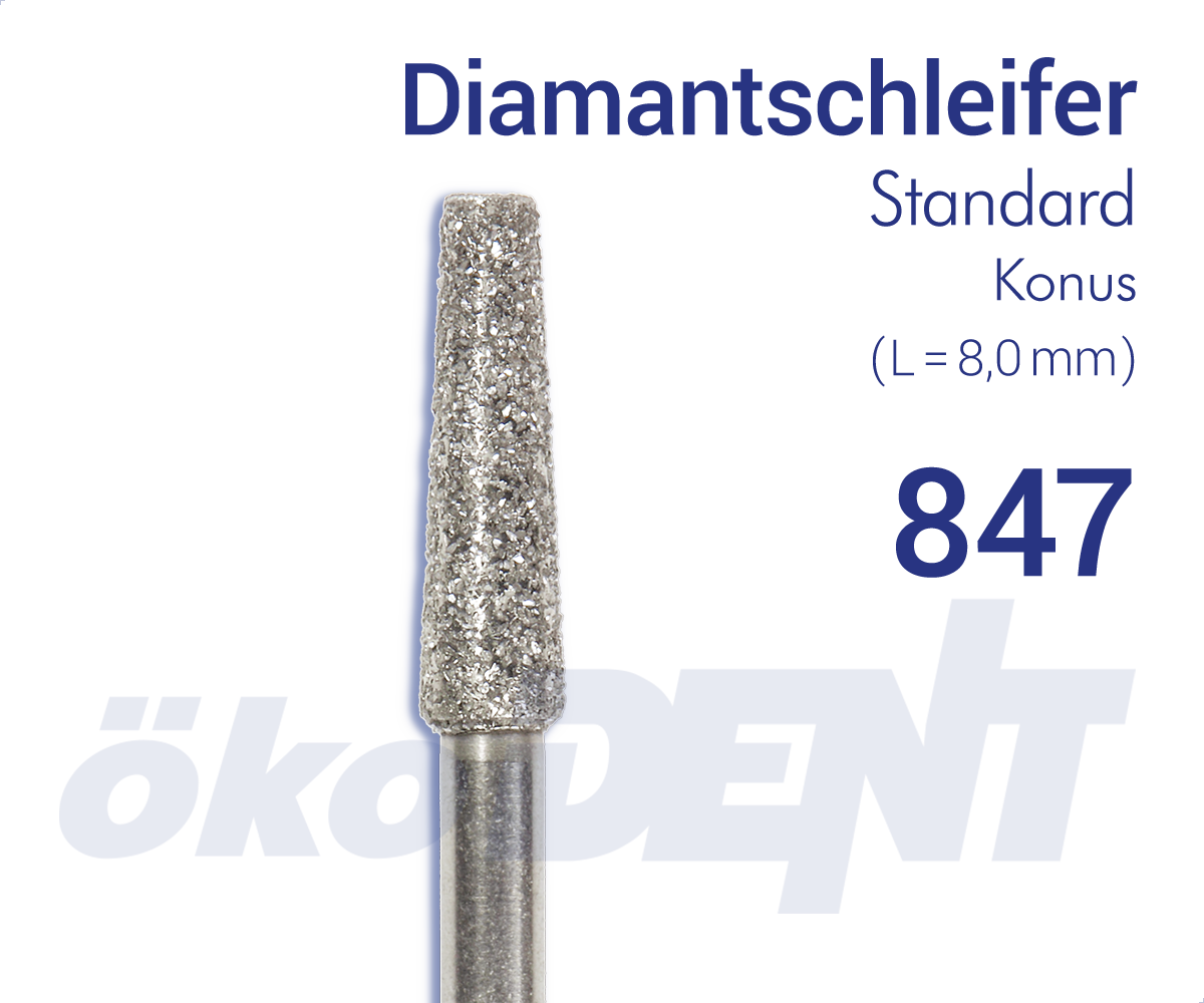 Diamantschleifer Spezialform 847 – ökoDENT, Diamanten