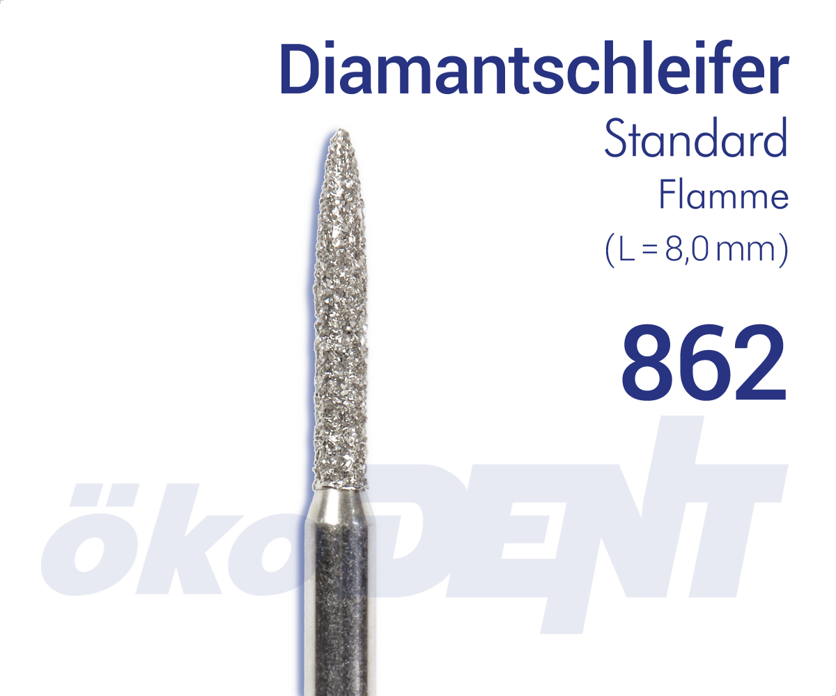 Standard-Diamant 862 - Flamme – ökoDENT, Diamanten