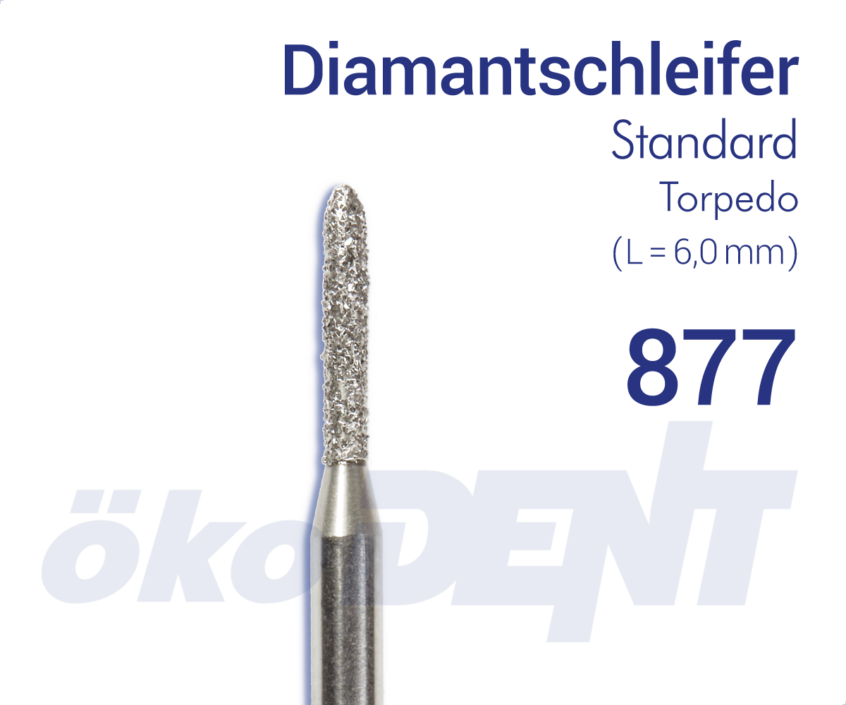 Standard-Diamant 877 - Torpedo – ökoDENT, Diamanten
