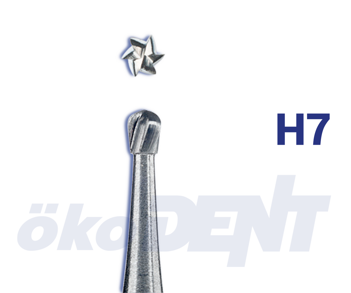 Hartmetall-Bohrer H7 – ökoDENT, Lab Rotary Instruments