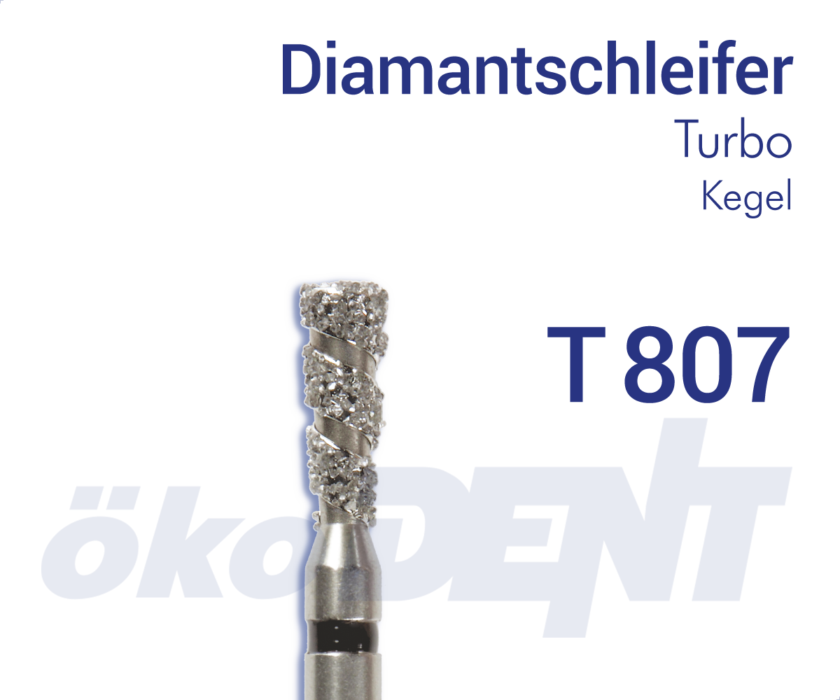 Turbo-Diamant T807 - Kegel – ökoDENT, Diamonds