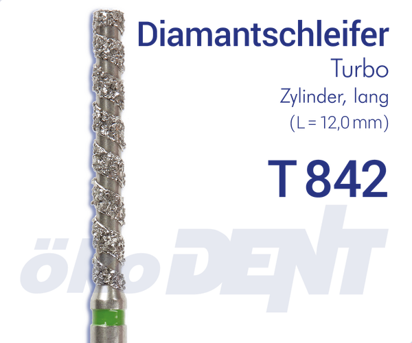 Turbo-Diamant T842 - Zylinder, lang