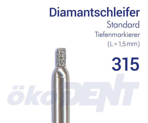 Standard-Diamant 315 - Tiefenmarkierer 1,5mm