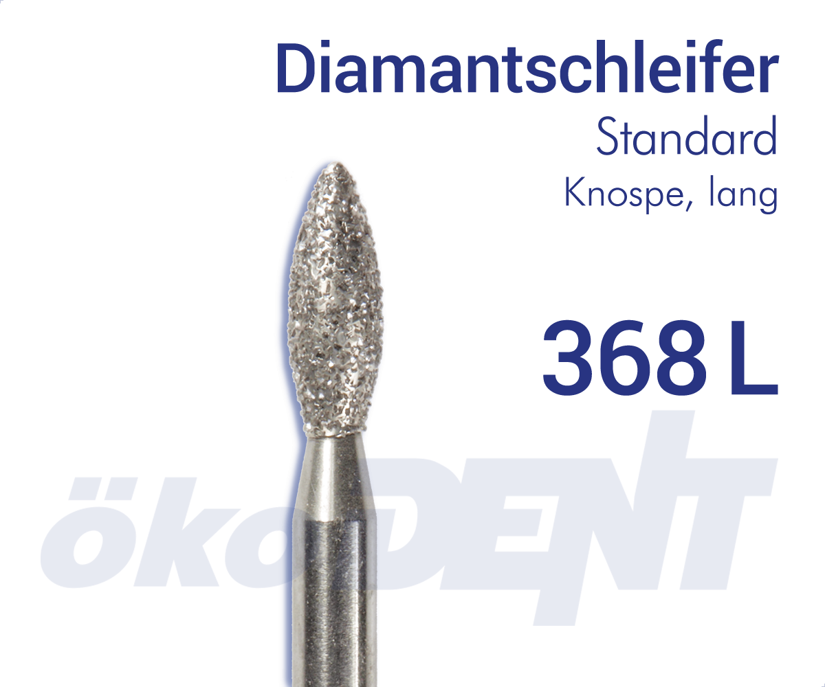 Standard-Diamant 368L - Knospe, lang – ökoDENT, Diamonds