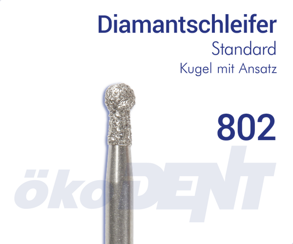 Standard-Diamant 802 - Kugel, mit Ansatz