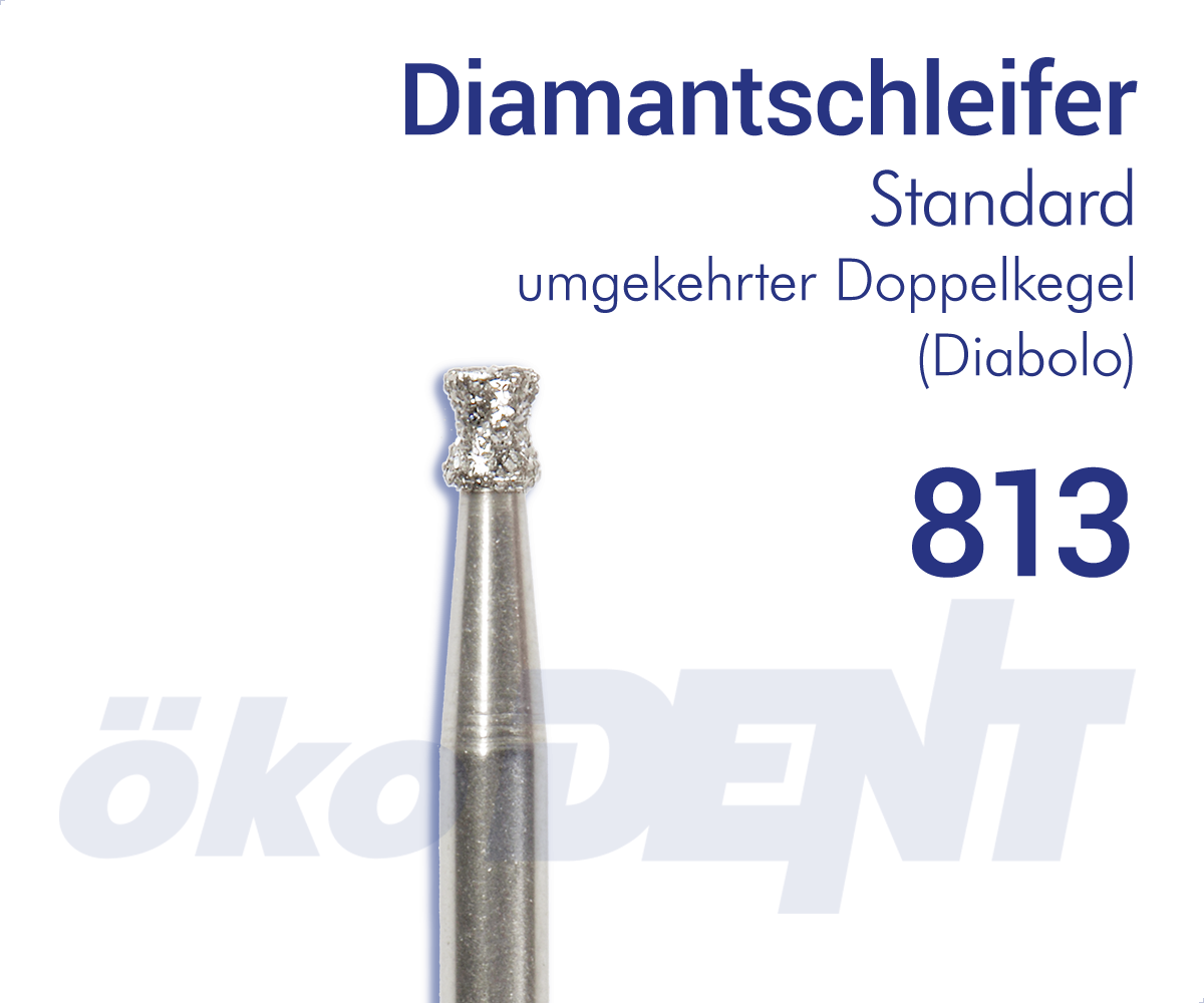Standard-Diamant 813 - Diabolo – ökoDENT, Rotierende Instrumente Labor