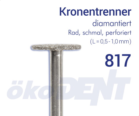 Diamantschleifer Spitz / Diamond Bur Pointed 817 – ökoDENT, Diamond Burs