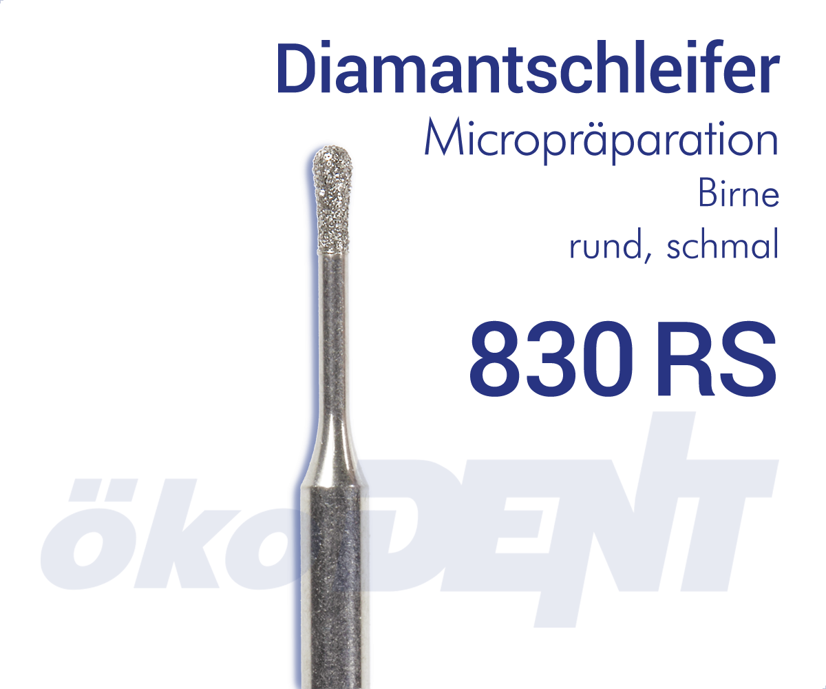 Diamond Instrument 830RS - Micropreparation – ökoDENT, Diamond Burs