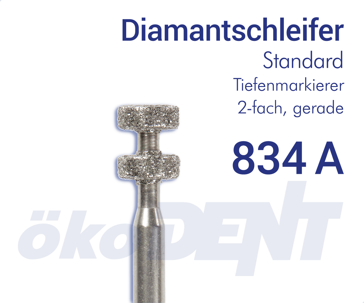 Diamantschleifer Interproximal / Diamond Bur Interproximal 834A – ökoDENT, Diamond Burs