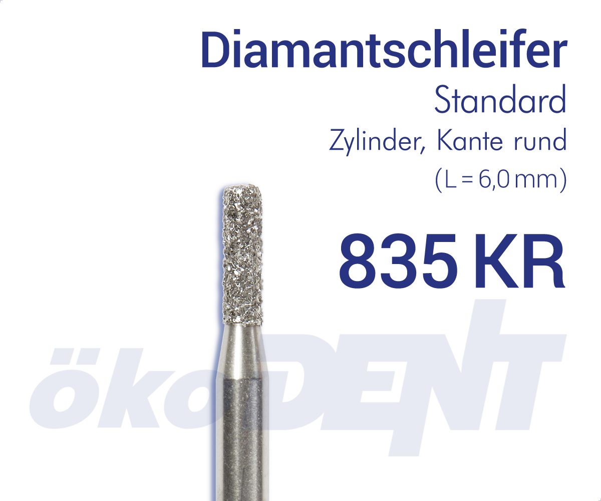 Diamantschleifer Fissur KR / Diamond Bur Fissure KR 835KR