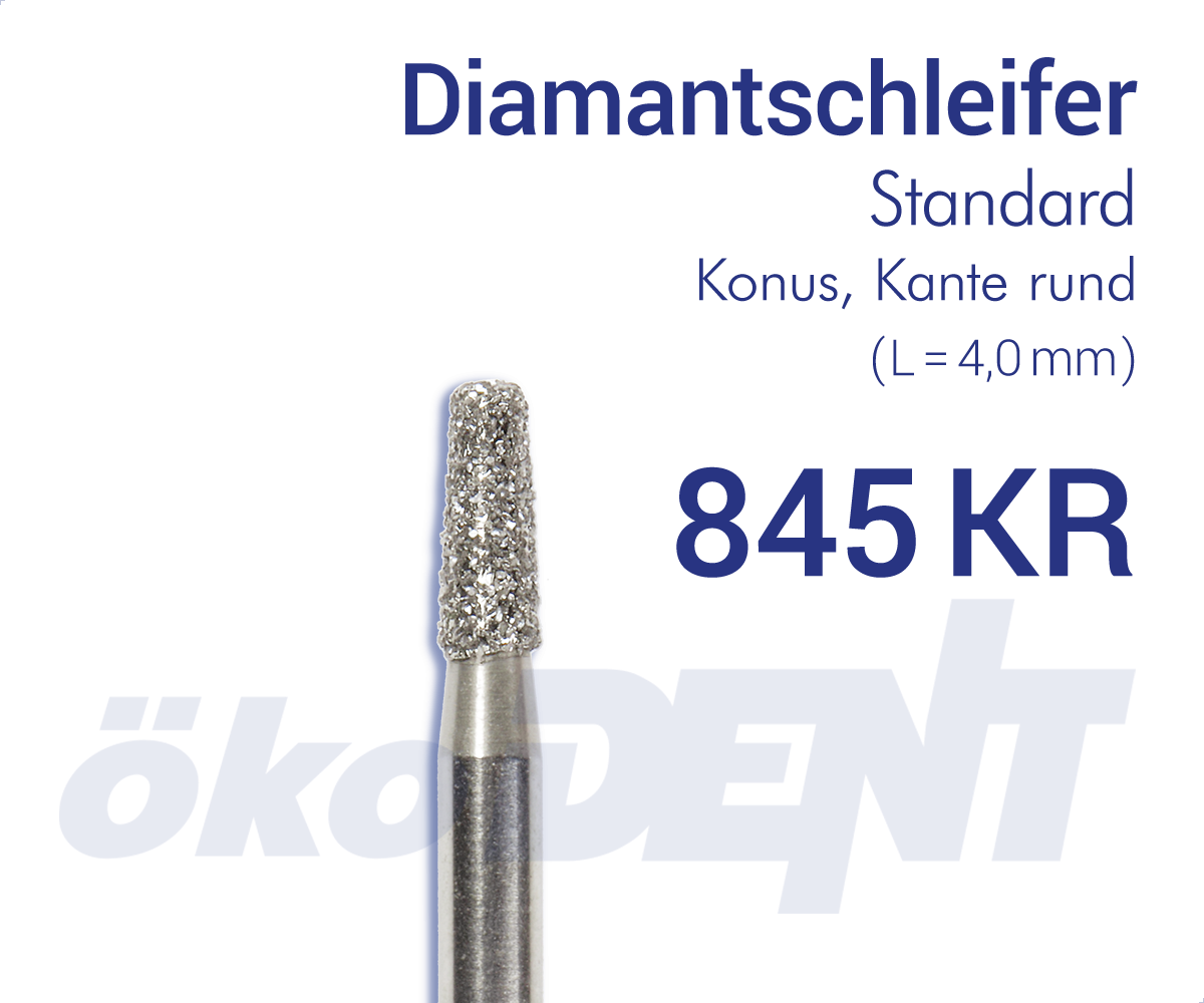 Diamantschleifer Spezialform KR / Diamond Bur Special KR 845KR
