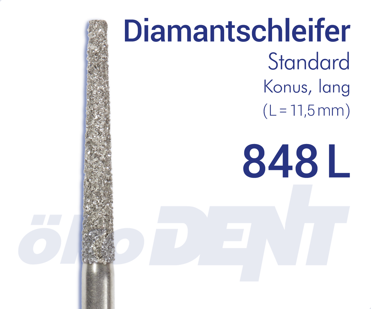 Diamantschleifer Konus lang / Diamond Bur Cone Long – ökoDENT, Diamond Burs