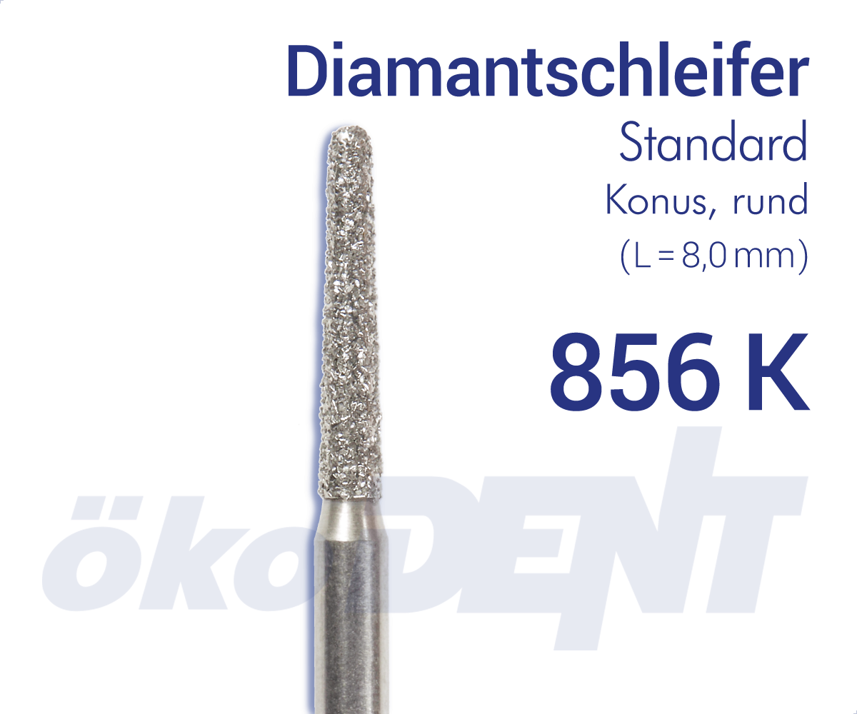 Standard-Diamant 856K - Konus, rund – ökoDENT, Diamonds