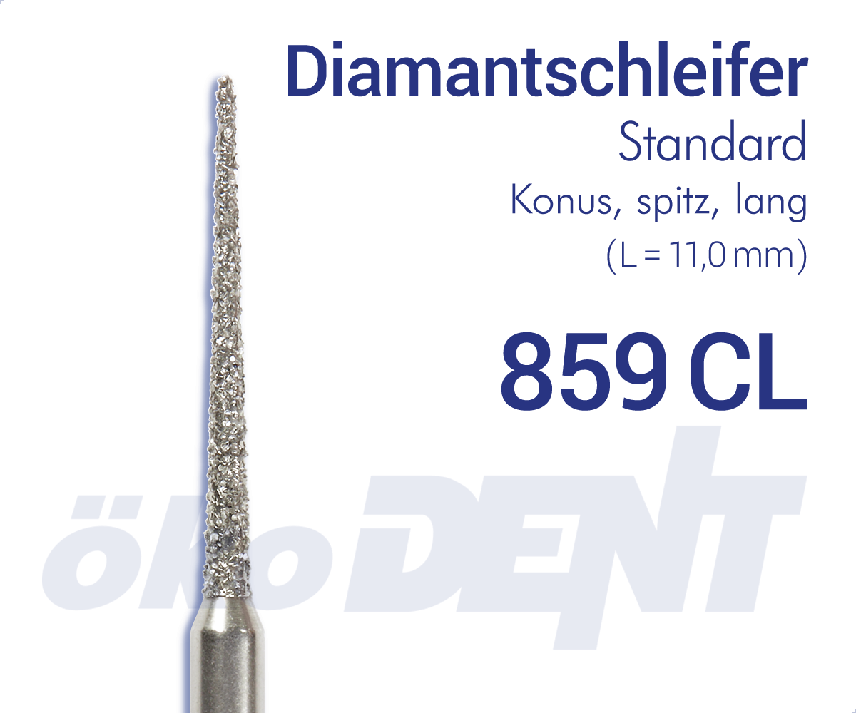 Diamantschleifer Nadelform CL / Diamond Bur Needle CL – ökoDENT, Diamond Burs