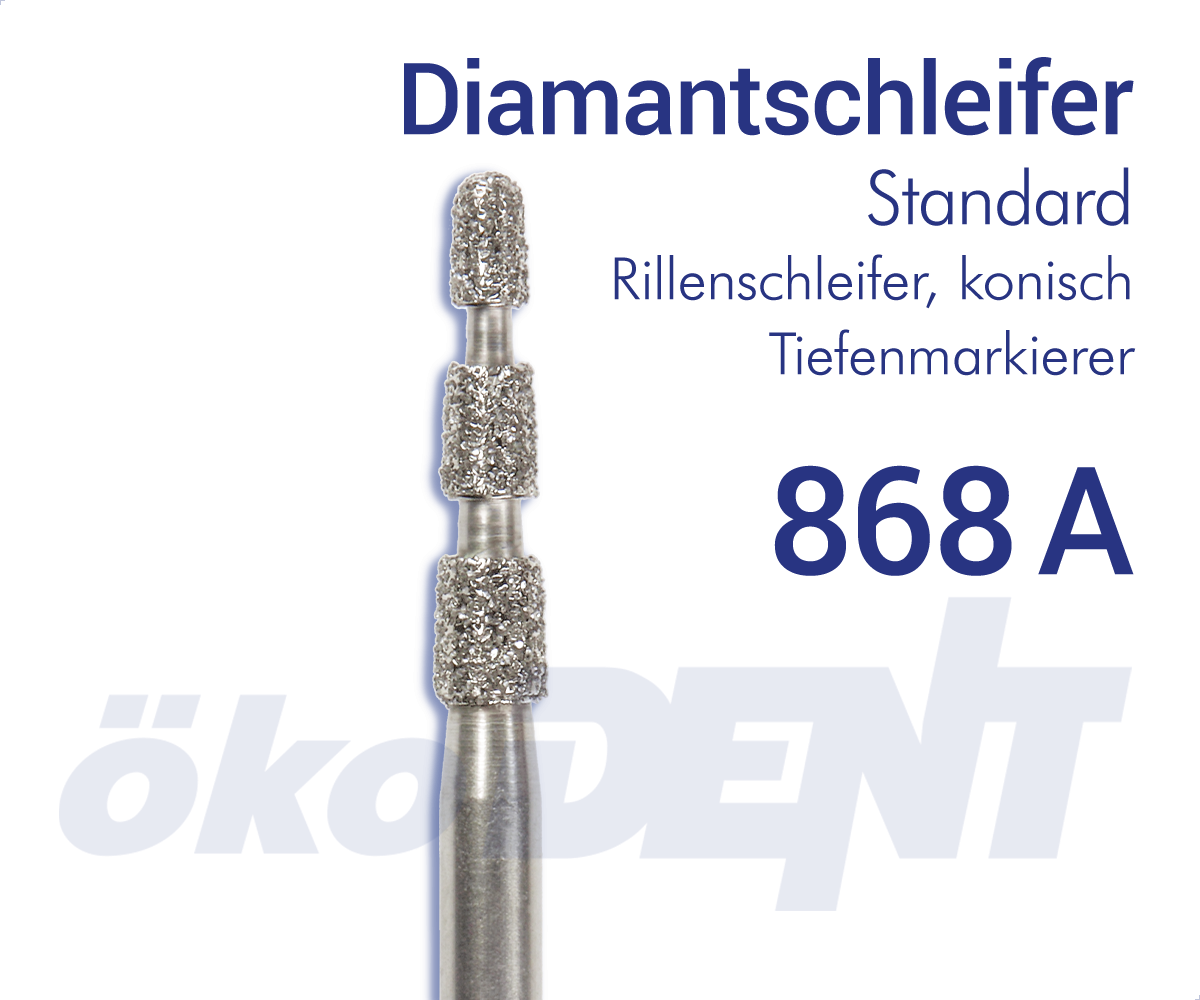 Diamantschleifer Prepform / Diamond Bur Prep 868A – ökoDENT, Diamond Burs