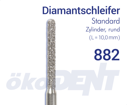 Diamond Instrument 882 - Chamfer Preparation – ökoDENT, Diamond Burs