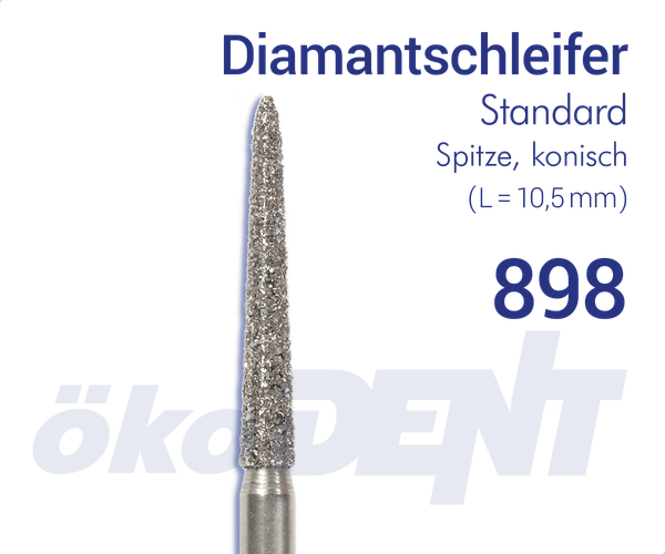 Standard-Diamant 898 - Spitze, nadelförmig, konisch