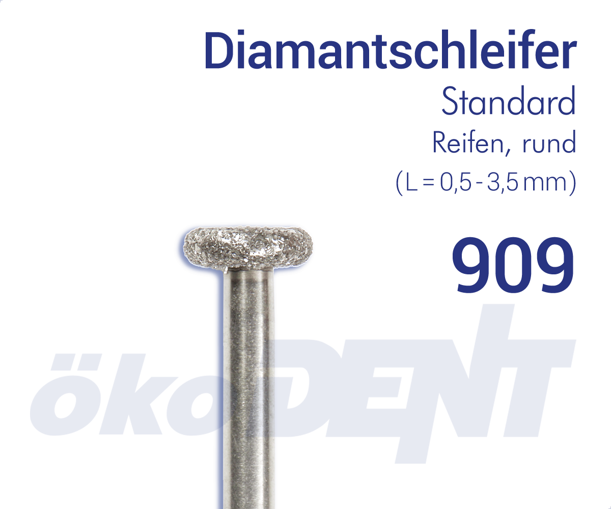 Standard-Diamant 909 - Reifen, rund – ökoDENT, Diamanten