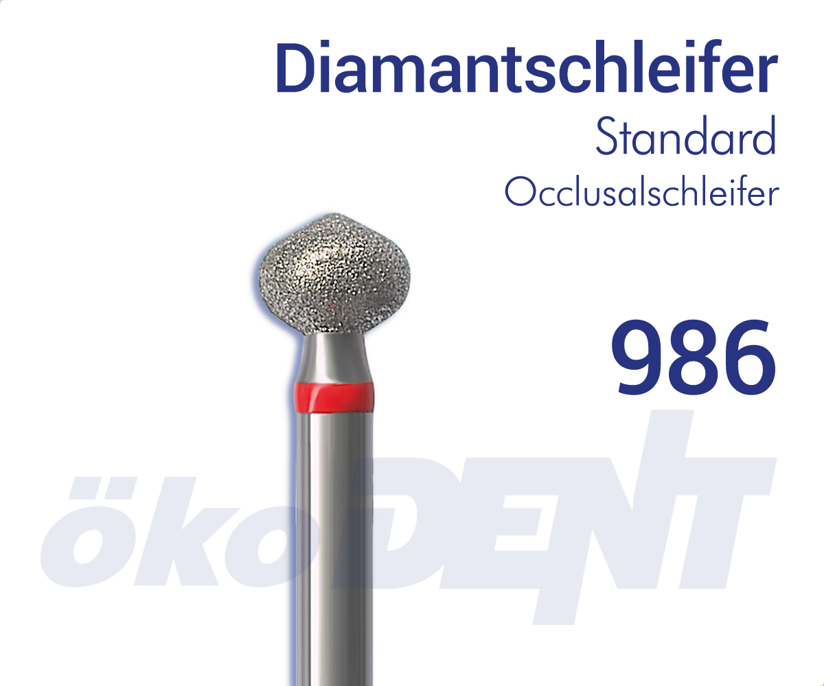 Diamond Instrument 986 - Occlusal Processing – ökoDENT, Diamond Burs