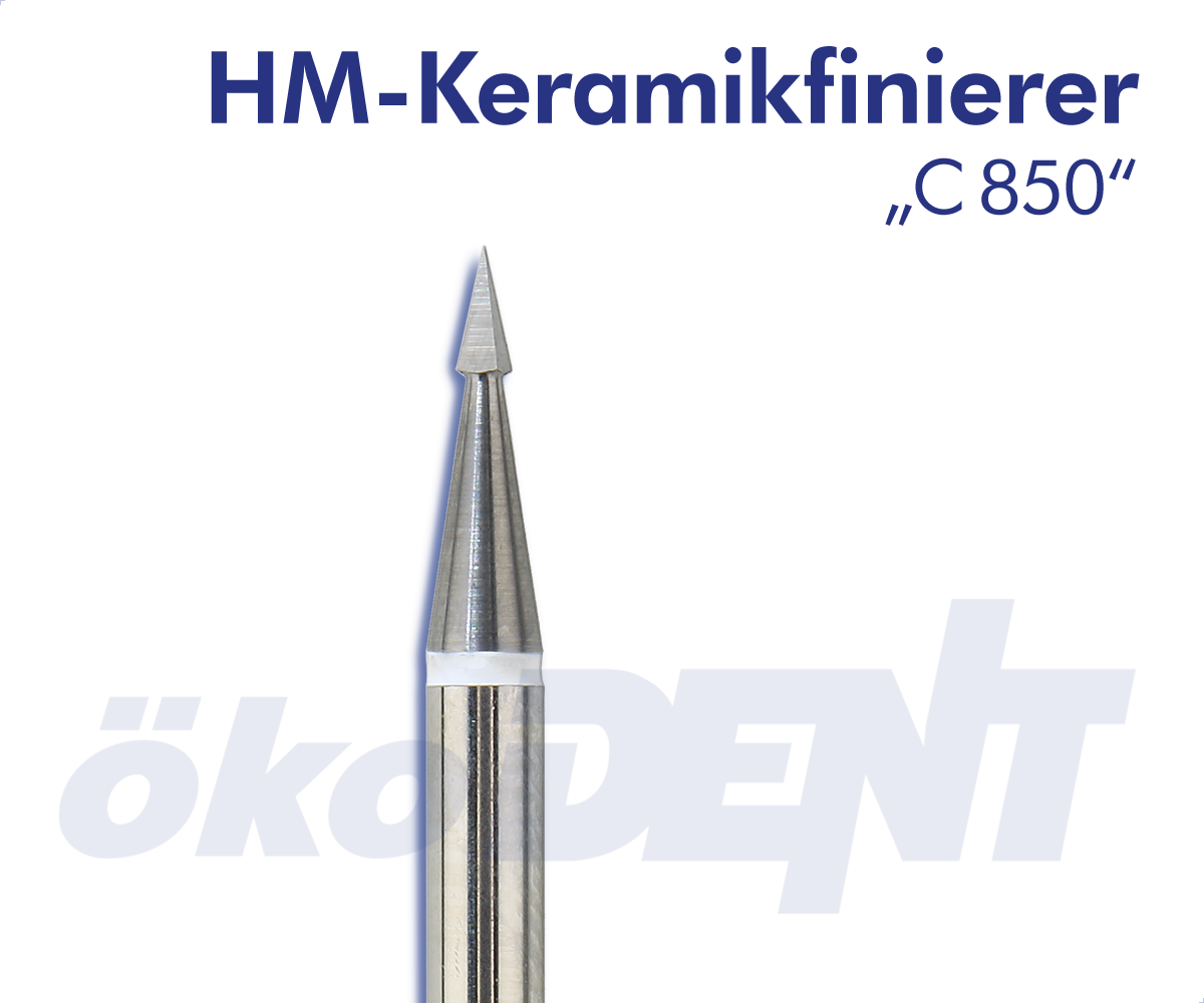 Hartmetall-Keramikfinierer C850 – ökoDENT, Rotierende Instrumente Labor