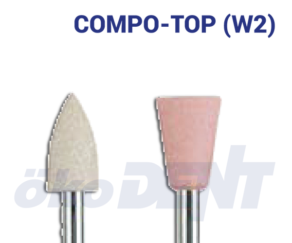 COMPO-TOP (System-W2) - hochwertiges, diamantiertes Zweistufen-Poliersystem