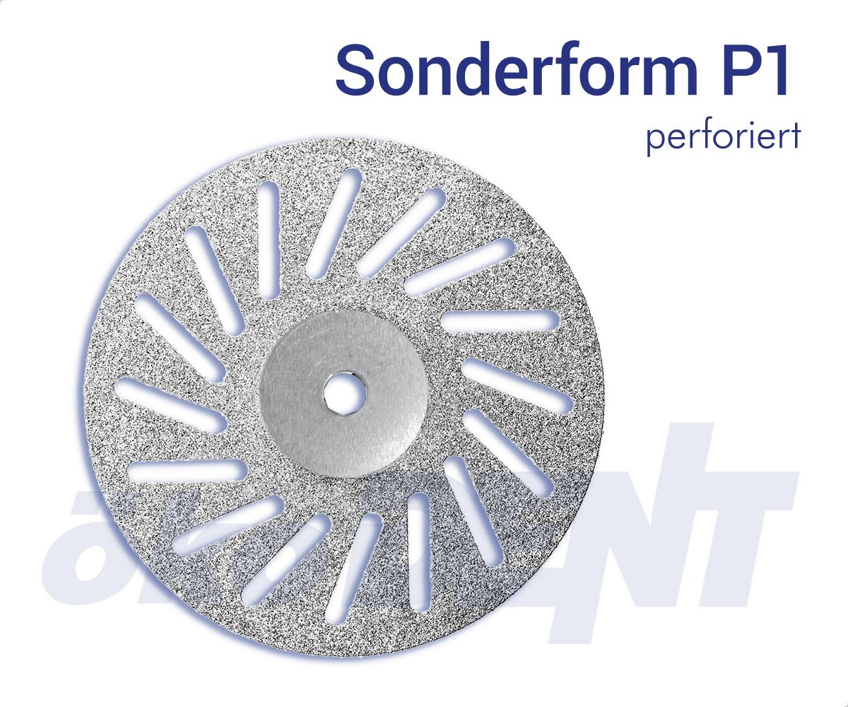 Sonderform P1 - perforiert – ökoDENT, Lab Rotary Instruments