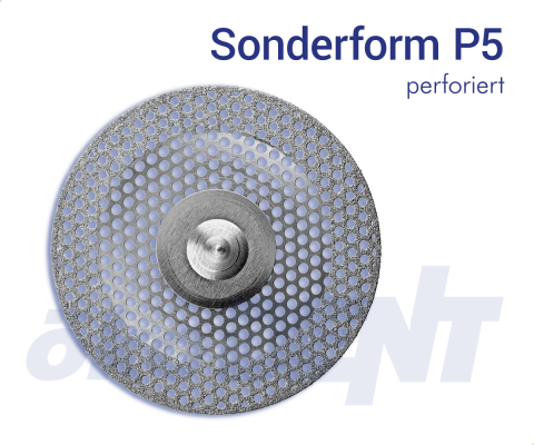 Sonderform P5 - perforiert – ökoDENT, Lab Rotary Instruments
