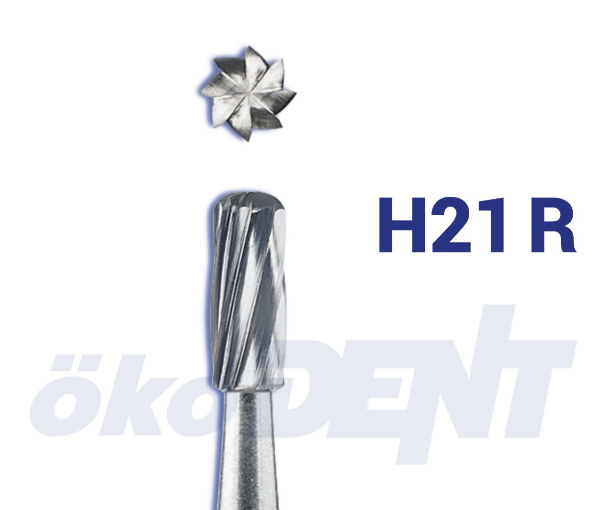 Hartmetall-Bohrer H21 R – ökoDENT, Lab Rotary Instruments