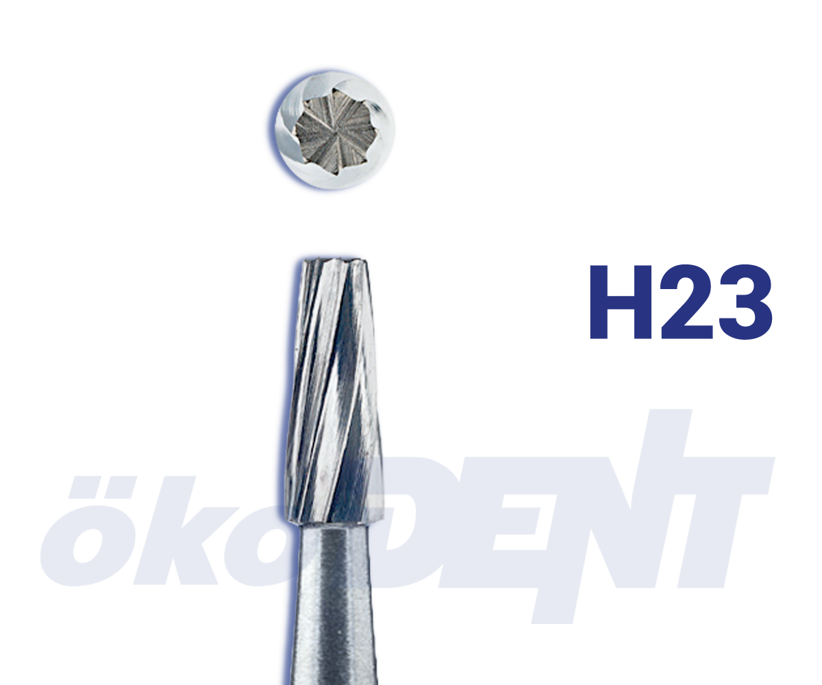 Hartmetall-Bohrer H23 – ökoDENT, Hartmetallbohrer, Keramikbohrer
