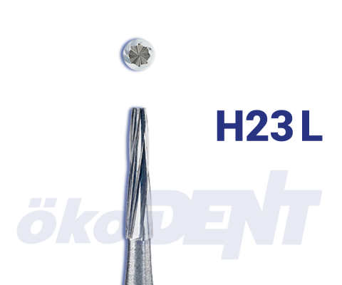 Hartmetall-Bohrer H23 L – ökoDENT, Lab Rotary Instruments