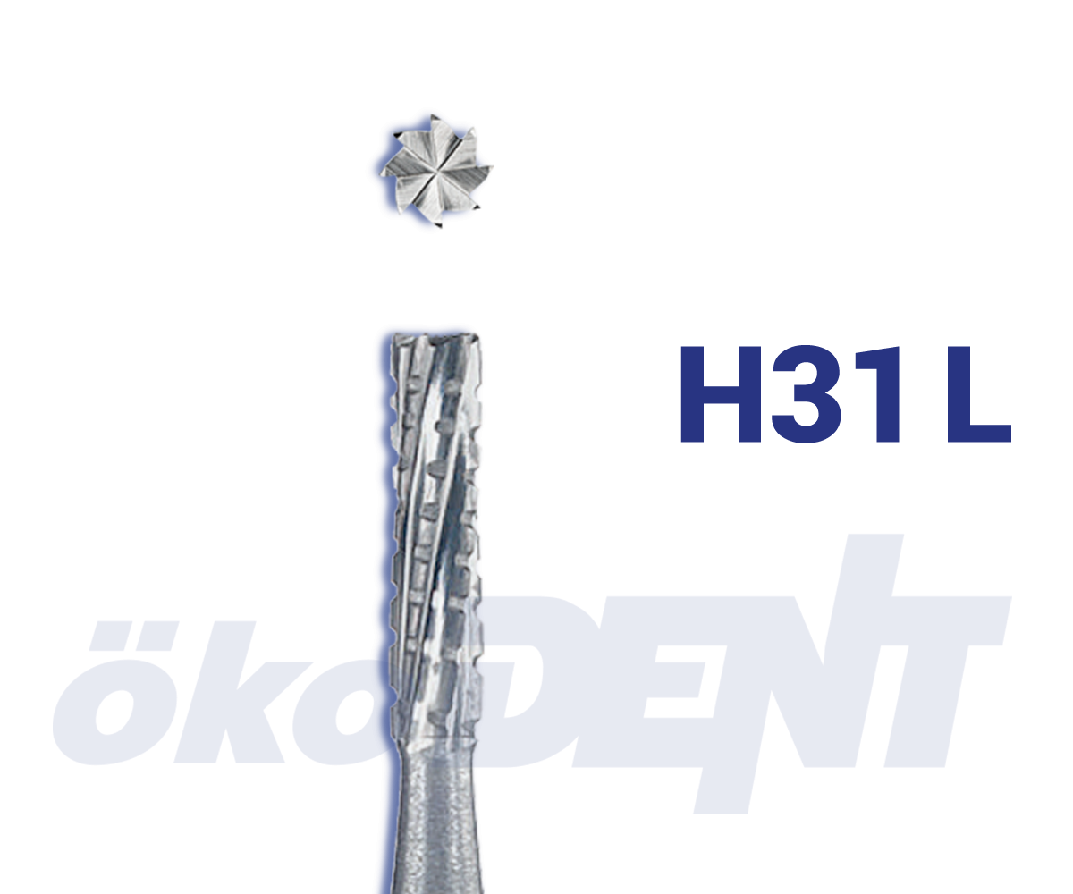 Hartmetall-Bohrer H31 L – ökoDENT, Lab Rotary Instruments