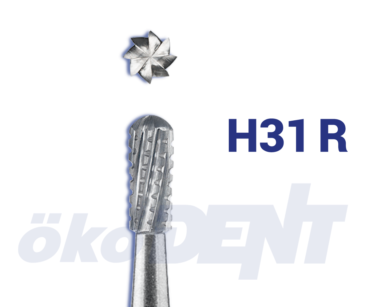 Hartmetall-Bohrer H31 R – ökoDENT, Lab Rotary Instruments