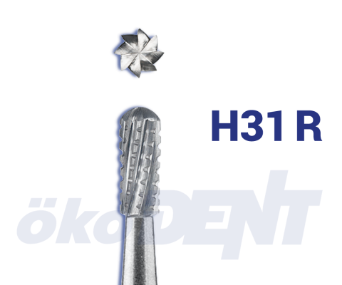 Hartmetall-Bohrer H31 R – ökoDENT, Rotierende Instrumente Labor