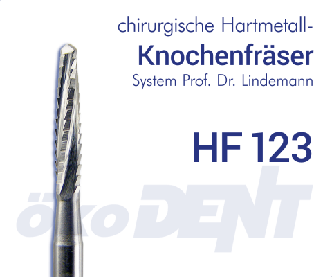 chir. HM-Lindemann-Fräser HF123 – ökoDENT, Surgical Burs & Bone Mills