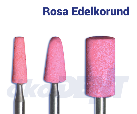 Korundschleifer - Rosa Edelkorund – ökoDENT, Rotierende Instrumente Labor
