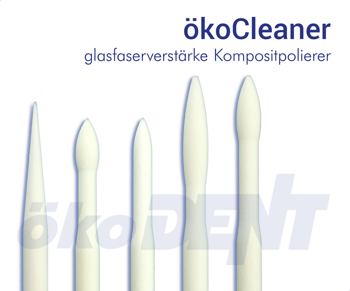ökoCleaner - glasfaserverstärkte Kompositpolierer – ökoDENT, Polishing Points & Cups