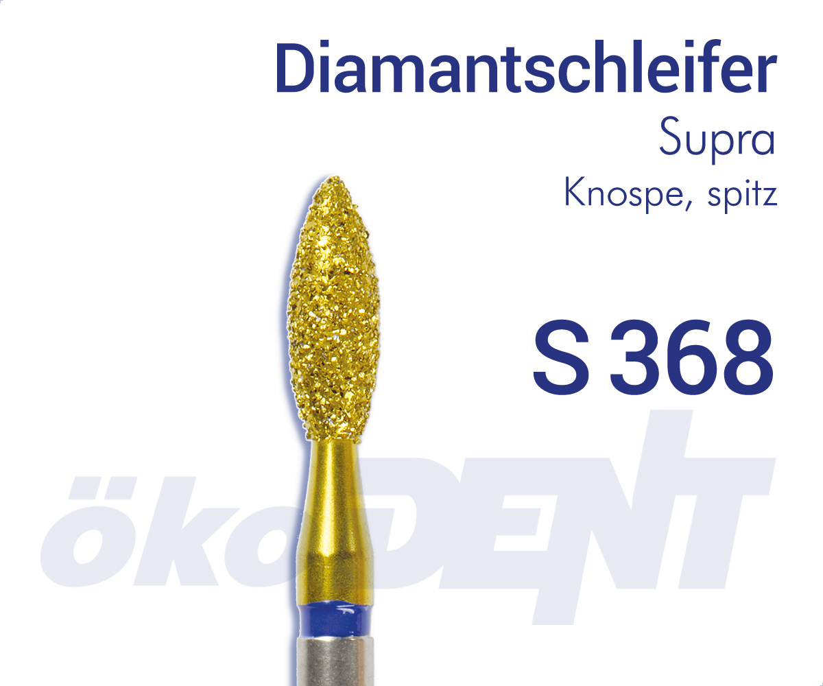 Supra-Diamant S368 - Knospe, spitz – ökoDENT, Diamanten