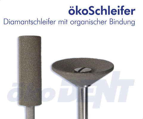 ökoSchleifer - Diamantschleifer mit organischer Bindung – ökoDENT, Polishing Wheels & Discs
