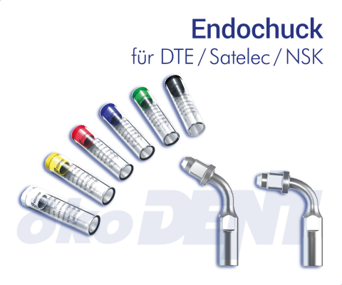 Endochuck & Sortiment (DTE / Satelec / NSK kompatibel) – ökoDENT, Endodontic Equipment