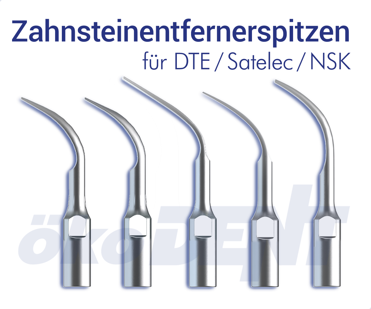 Zahnsteinentfernerspitzen (DTE / Satelec / NSK kompatibel)