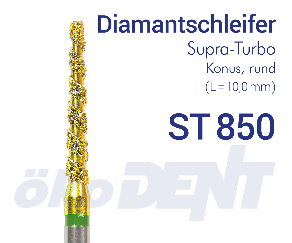 Supra-Turbo Diamant ST850 - Konus, rund – ökoDENT, Diamond Burs