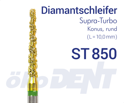 Supra-Turbo Diamant ST850 - Konus, rund – ökoDENT, Diamond Burs