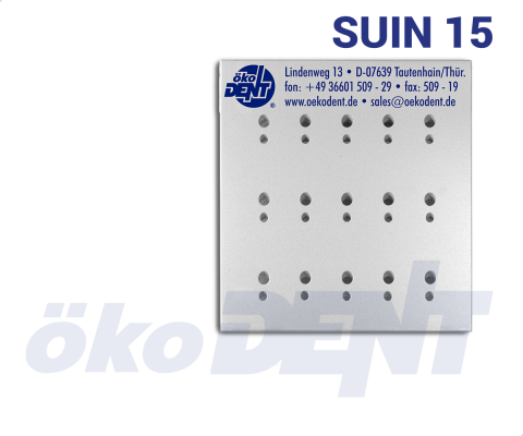 für 15 FG- & RA/HP-Instrumente – ökoDENT, Bohrerständer