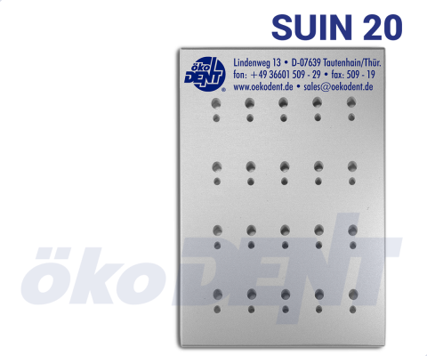 für 20 FG- & RA/HP-Instrumente – ökoDENT, Bur Stands