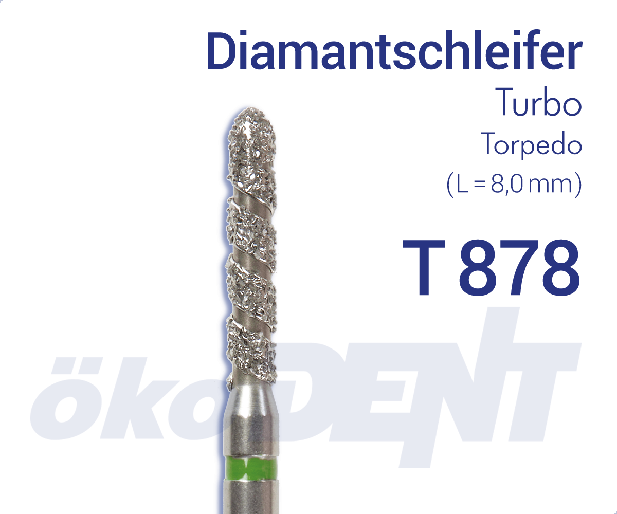 Turbo-Diamant T878 - Torpedo – ökoDENT, Diamanten