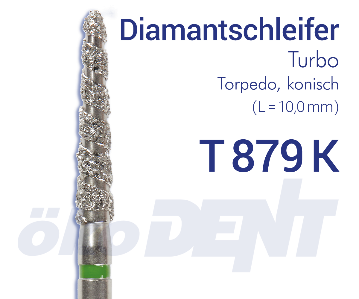 Turbo-Diamant T879K - Torpedo, konisch – ökoDENT, Diamonds