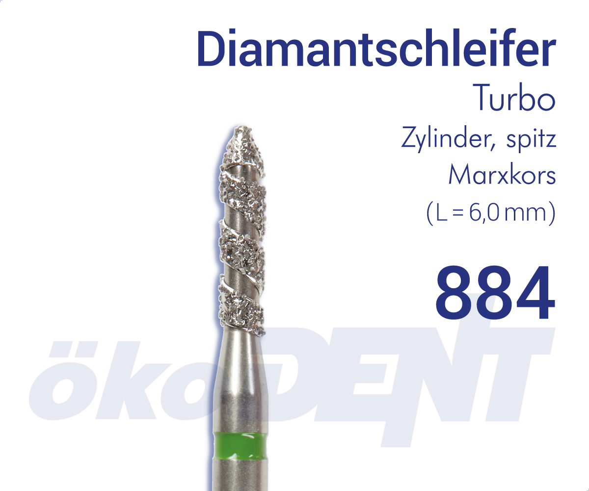 Turbo-Diamant T884 - Zylinder, spitz - Marxkors