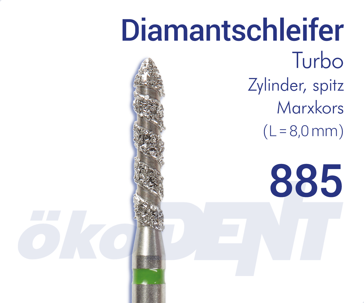 Turbo-Diamant T885 - Zylinder, spitz - Marxkors