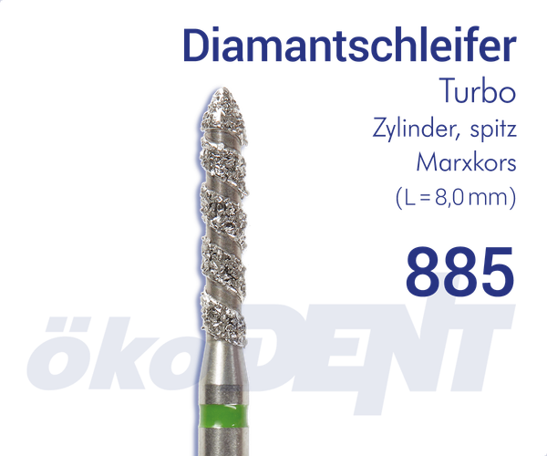 Turbo-Diamant T885 - Zylinder, spitz - Marxkors